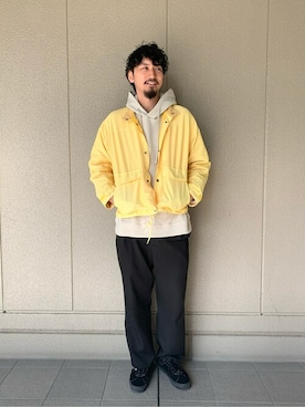「SIERRA DESIGNS（シェラデザイン）のアイテム（その他アウター）」を使った、Kakkyさん（メンズ・186cm）の春コーディネート