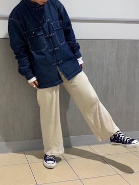 澪さん(レディース・153cm)の春コーディネート