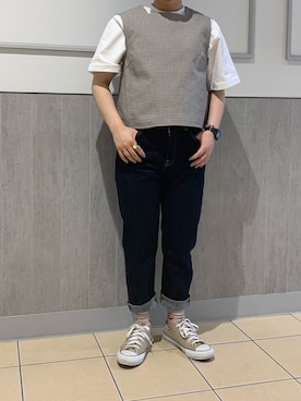 澪さん（レディース・153cm）の夏コーディネート