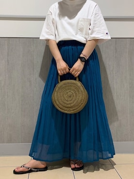 澪さん（レディース・153cm）の夏コーディネート