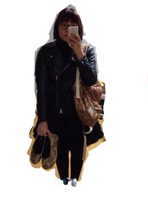 no brand | 黒タートルネック(ニット/セーター)