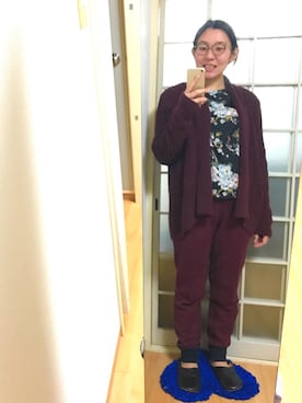 「OLD NAVY（オールドネイビー）のアイテム（その他アウター）」を使った、みひろさん（レディース・159cm）の冬コーディネート
