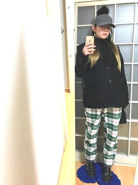「タートルネック」｜「アイテム（ファンデーション）」を使った、みひろさん（レディース・159cm）の冬コーディネート