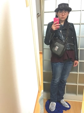 「OLD NAVY（オールドネイビー）のアイテム（その他アウター）」を使った、みひろさん（レディース・159cm）の春コーディネート