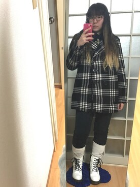 「文化屋雑貨店（ブンカヤザッカテン）のアイテム」を使った、みひろさん（レディース・159cm）の春コーディネート