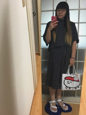 みひろさん（レディース・159cm）の夏コーディネート