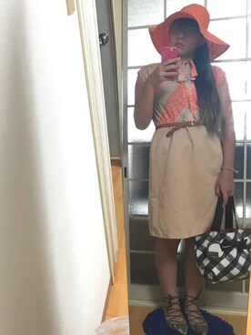 「パイソン柄」｜「アイテム（ファンデーション）」を使った、みひろさん（レディース・159cm）の秋コーディネート