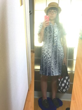 「SWIMMER（SWIMMER）のアイテム（帽子）」を使った、みひろさん（レディース・159cm）の秋コーディネート