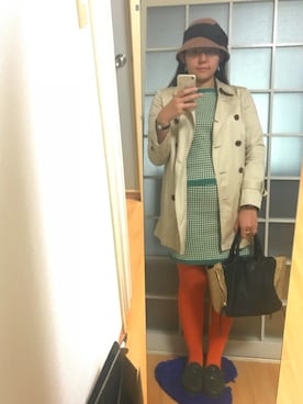 みひろさん（レディース・159cm）の秋コーディネート