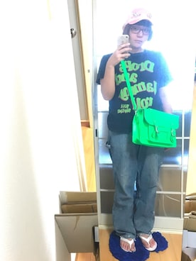 「RNA SWEAT（アールエヌエースウェット）のアイテム」を使った、みひろさん（レディース・159cm）の秋コーディネート