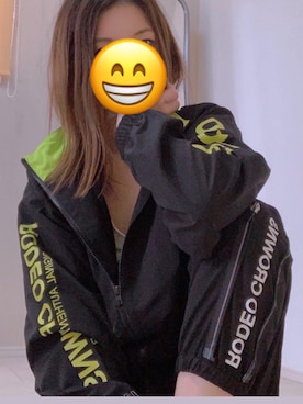 「Rodeo Crowns（ロデオクラウンズ）のアイテム（その他アウター）」を使った、REーNAさん（レディース・164cm）の春コーディネート