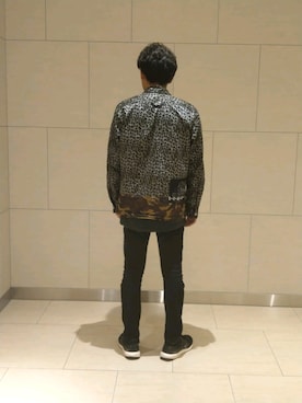 「アイテム（ブルゾン）」を使った、FUJISAWAさん（メンズ・175cm・30代）の秋コーディネート