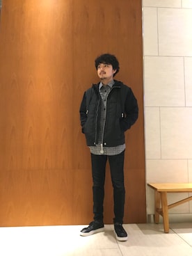 「アイテム（ブルゾン）」を使った、FUJISAWAさん（メンズ・175cm・30代）の秋コーディネート