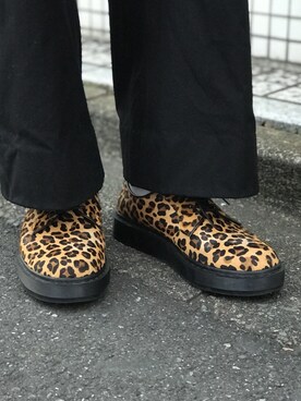 「MANEBU（マネブ）のアイテム（その他シューズ）」を使った、KOIZUMI TAIKIさん（メンズ・173cm）の冬コーディネート