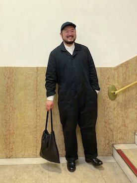 「COS（コス）のアイテム（オールインワン・サロペット）」を使った、KOIZUMI TAIKIさん（メンズ・173cm）の春コーディネート