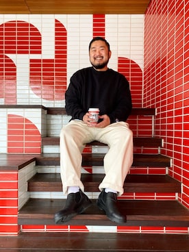 「Steven Alan（スティーブンアラン）のアイテム（ブーツ）」を使った、KOIZUMI TAIKIさん（メンズ・173cm）の秋コーディネート