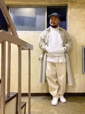 「Steven Alan（スティーブンアラン）のアイテム（帽子）」を使った、KOIZUMI TAIKIさん（メンズ・173cm）の冬コーディネート
