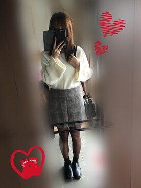 「dazzlin（ダズリン）のアイテム（チェスターコート）」を使った、えりさん（レディース・160cm）の秋コーディネート