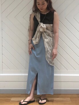 mutsumi_lemageさん（レディース・164cm）の夏コーディネート