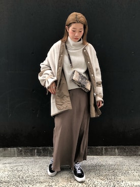 mutsumi_lemageさん（レディース・164cm）の冬コーディネート