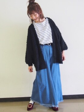 「NICE CLAUP（ナイスクラップ）のアイテム（パンツ）」を使った、𝑚 𝑖 𝑠 𝑎 𝑡 𝑜さん（レディース・161cm）の夏コーディネート