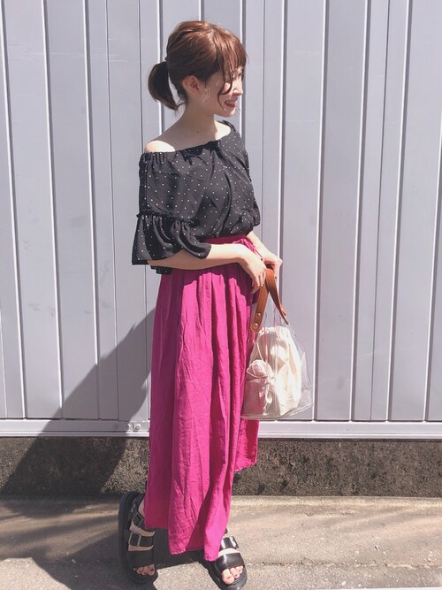 Misato Nice Claup Outlet 仙台泉プレミアムアウトレット店 Nice Claupのスカートを使ったコーディネート Wear