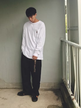 Nagaharu Fujiwaraさん（メンズ・174cm）の秋コーディネート