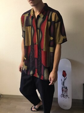 Nagaharu Fujiwaraさん（メンズ・175cm）の夏コーディネート