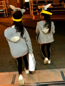 「キッズダンス」｜©︎ohayuzuuuさん（キッズ・120cm）の冬コーディネート