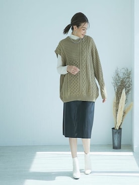 210nouveさん（レディース・165cm）の秋コーディネート