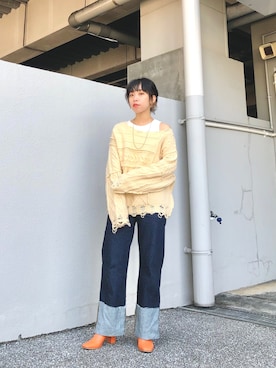 Ishida azusaさん（レディース・157cm）の秋コーディネート