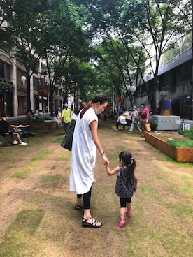 「OandI（オーアンドアイ）のアイテム」を使った、yukiyoさん（レディース・171cm）の夏コーディネート