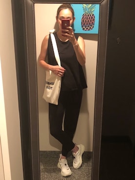 「mayblue（メイブルー）のアイテム」を使った、yukiyoさん（レディース・171cm）の夏コーディネート