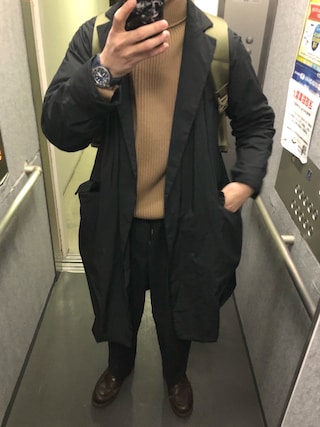 TEATORA 黒 チェスターコート TEATORA（テアトラ）の「TEATORA（テアトラ） INDEX CHESTER DT