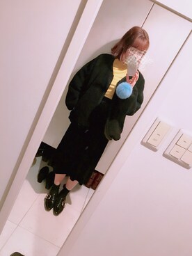 「SpRay（スプレイ）のアイテム（ブルゾン）」を使った、コトさんさん（レディース・157cm）の春コーディネート