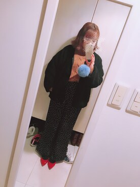 「SpRay（スプレイ）のアイテム（ブルゾン）」を使った、コトさんさん（レディース・157cm）の春コーディネート