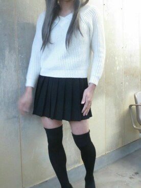 「AS KNOW AS PINKY（アズノゥアズピンキー）のアイテム」を使った、西村らんさん（メンズ・170cm）の春コーディネート