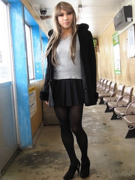 「LIPSERVICE（リップサービス）のアイテム（その他アウター）」を使った、西村らんさん（メンズ・170cm）の春コーディネート