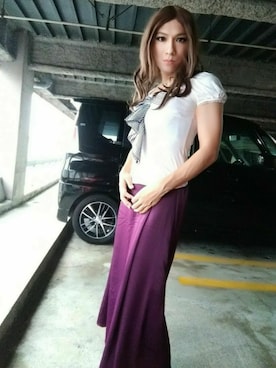 「CECIL McBEE（セシルマクビー）のアイテム（Tシャツ/カットソー）」を使った、西村らんさん（メンズ・170cm）の秋コーディネート