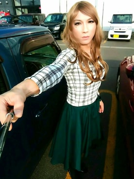 「one way（ワンウェイ）のアイテム」を使った、西村らんさん（メンズ・170cm）の冬コーディネート
