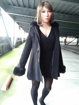 「LIPSERVICE（リップサービス）のアイテム（その他アウター）」を使った、西村らんさん（メンズ・170cm）の春コーディネート
