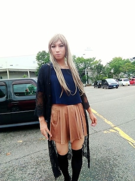 「COCO DEAL（ココディール）のアイテム」を使った、西村らんさん（メンズ・170cm）の夏コーディネート