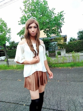 「COCO DEAL（ココディール）のアイテム」を使った、西村らんさん（メンズ・170cm）の夏コーディネート