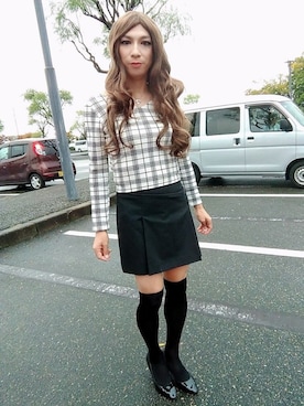 「one way（ワンウェイ）のアイテム」を使った、西村らんさん（メンズ・170cm）の秋コーディネート
