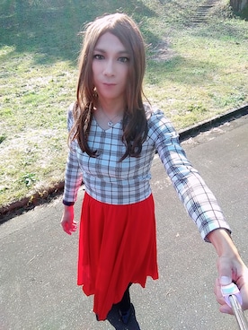 「one way（ワンウェイ）のアイテム」を使った、西村らんさん（メンズ・170cm）の冬コーディネート