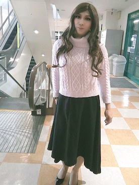 「one way（ワンウェイ）のアイテム」を使った、西村らんさん（メンズ・170cm）の冬コーディネート