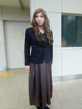 「m.f.editorial（エムエフエディトリアル）のアイテム（ジャケット/アウター）」を使った、西村らんさん（メンズ・170cm）の夏コーディネート