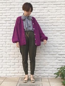 Iwaさん（レディース・158cm）の秋コーディネート