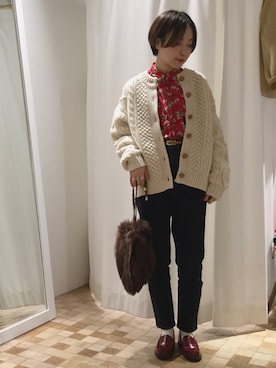 Iwaさん（レディース・160cm）の秋コーディネート