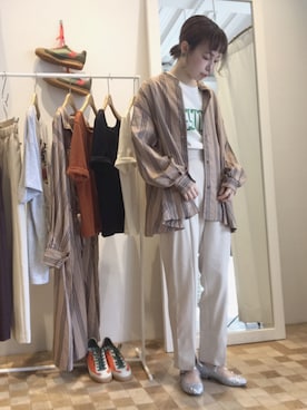 Iwaさん（レディース・160cm）の夏コーディネート